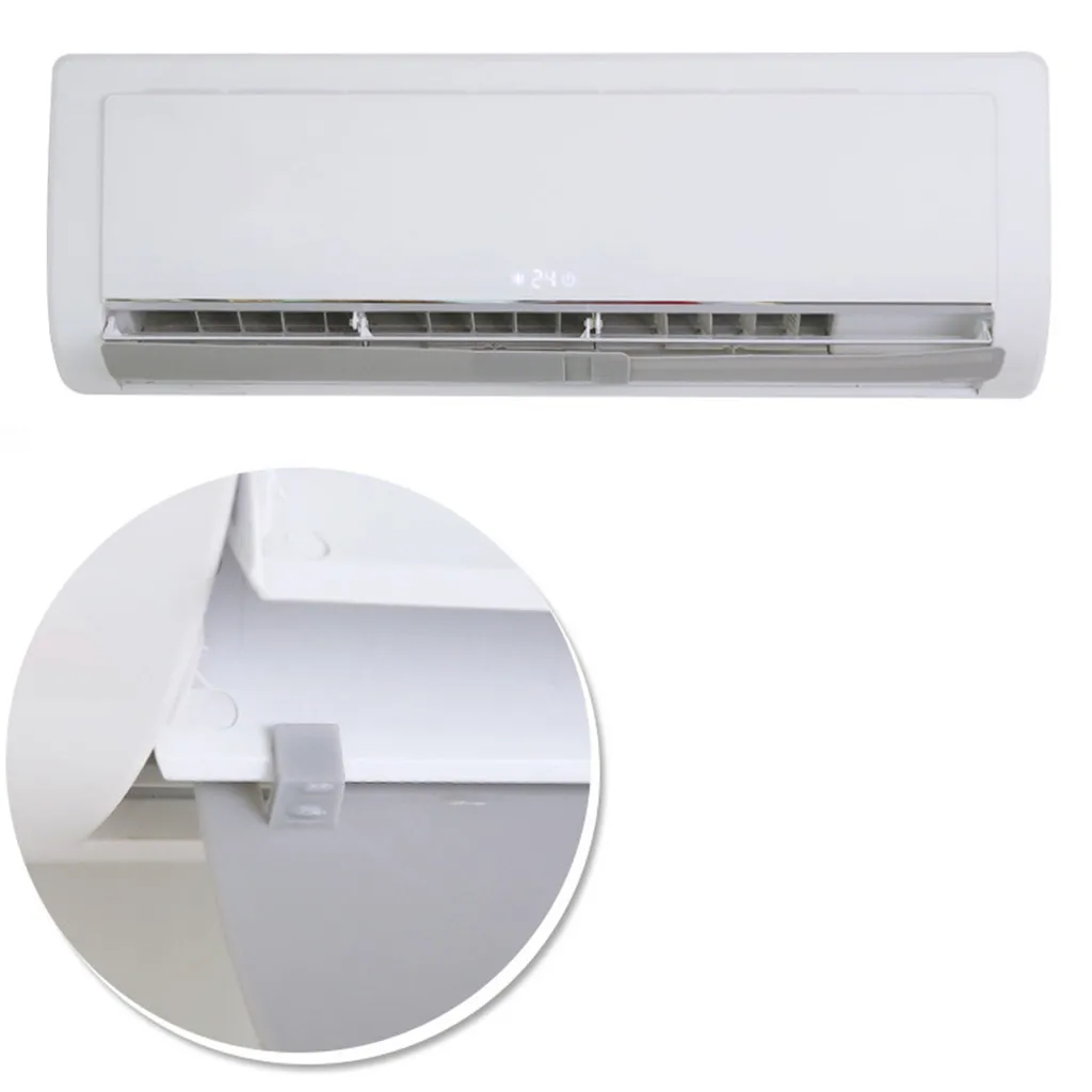 Air Conditioner Wind Shield Cold Wind Gas Deflectors Anti Direct Blowing Baffle 11