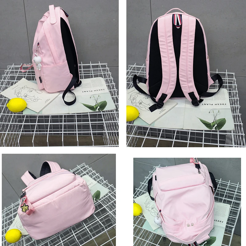 Demon Slayer: Kimetsu no Yaiba Женский мини-рюкзак милый рюкзак розовый школьные сумки для девочек Kawaii дорожный рюкзак Mochila Feminina