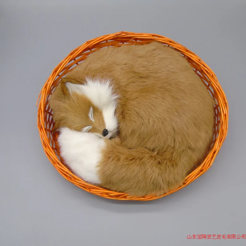 fox toy basket