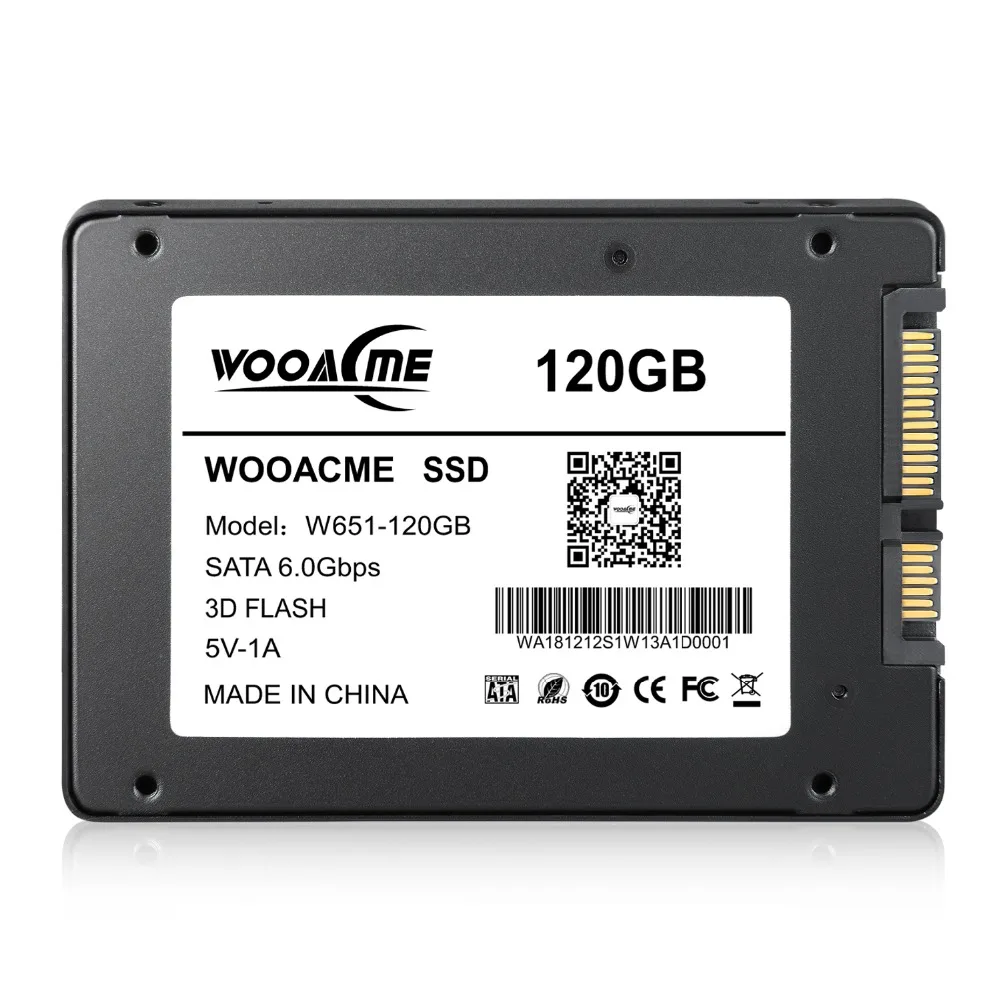 Wooacme W651 SSD 120 ГБ 240 ГБ 480 ГБ 960 ГБ 128 ГБ 256 ГБ 2,5 дюйма SATA III SSD ноутбук PC Внутренний твердотельный накопитель