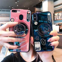 Blue Ray Camera Case For Xiaomi Redmi Note 4X Redmi 4X Case Stand Holder Soft Silicone Case For Redmi Note 4 4X Note 8 Pro Coque longer белый redmi note 4x