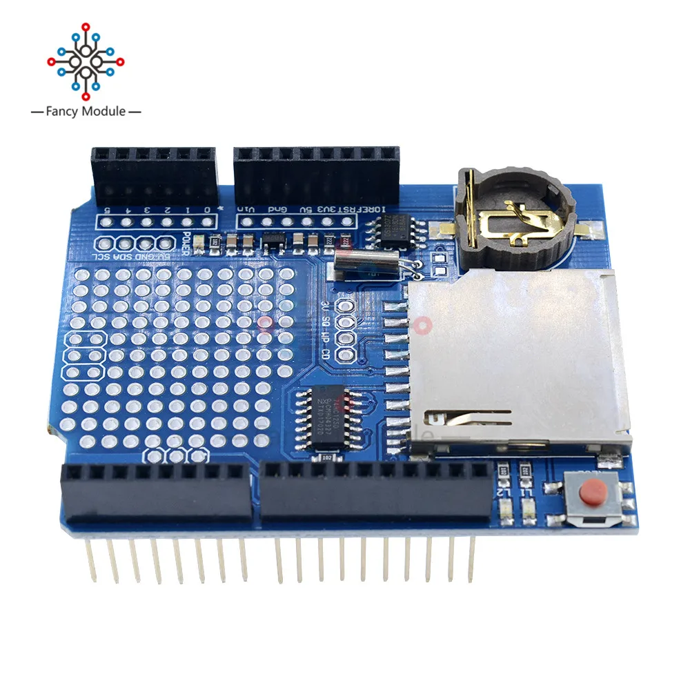 Новый модуль регистрации данных устройство V1.0 для SD карты Arduino UNO R3|shield for arduino