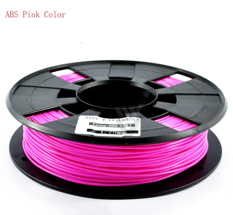 For TEVO Tornado For Ender 3 PLA/ABS Plastic 3D Printer filament 1KG 1.75MM 3D Supplies Filament 3D filamento For Anycubic - Цвет: ABS Pink Color