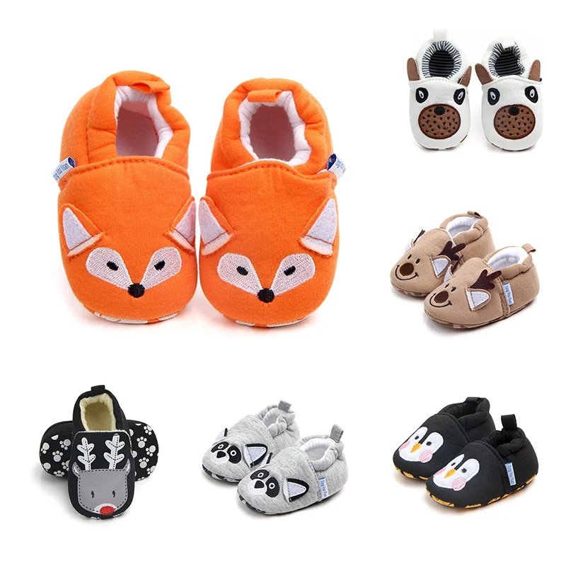 

2019 Cotton Baby Shoes Spring Cartoon Animal Baby Girl Shoes First Walkers Fashion Casual Baby Boy Shoes For Kid