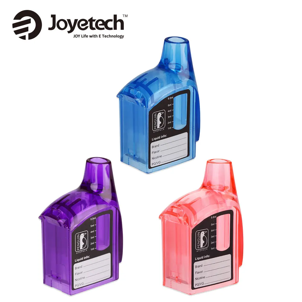 

Original Joyetech Atopack Penguin Colorful Cartridge 2ml & 8.8ml for Joyetech Atopack Penguin SE Starter Kit E-cigarette Tank