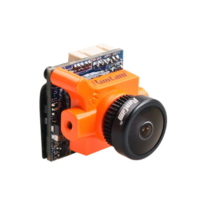 

Runcam Micro Swift 2 FPV Camera 600TVL 2.1mm / 2.3mm FOV 160 / 145 Degree 1/3'' CCD Build in OSD & drone camera