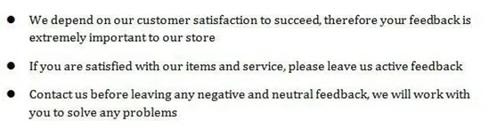 feedback