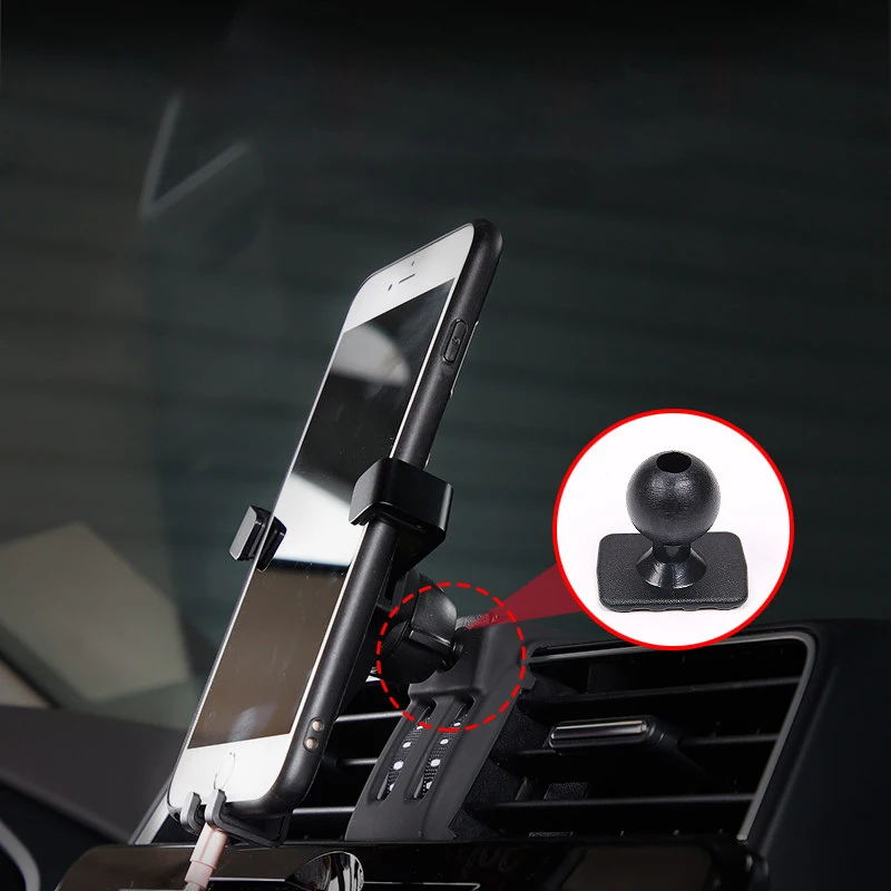 

For Toyota Land Cruiser Prado FJ150 2018 2019 Car Accessories Rotational Smartphone Holder Air Vent Sucker Bracket Stand