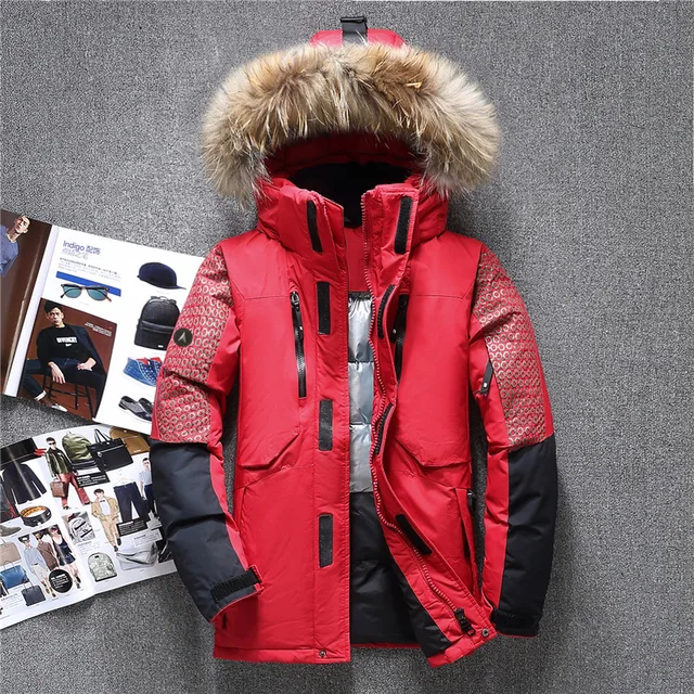2017 High end!Men's winter down jacket coat parka fashion Thick warm