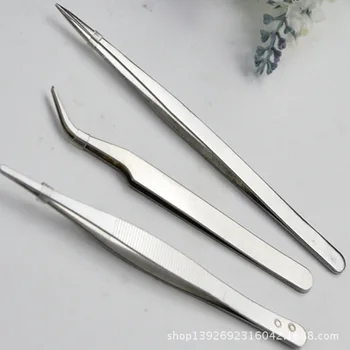 

by ems or dhl 500sets Anti-acid Electronics Tweezers Forceps Stainless Steel Precision Hand Tool 3pcs/set