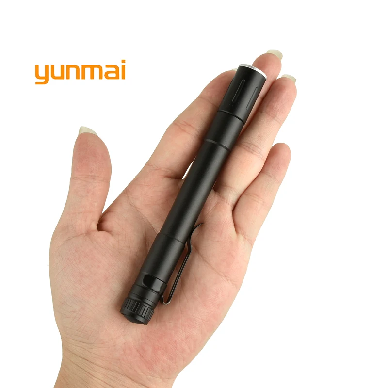 yunmai Mini Portable XPE LED Flashlight Torch Pocket Handy Light Lanterna 3 Mode Outdoor Camping fishing Light Using 1*AAA Q12