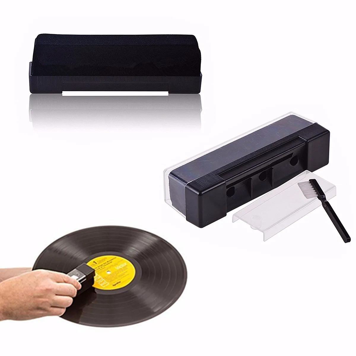 LEORY два в одном Набор для очистки виниловых пластинок LP phonographic Record Cleaning Kit KCL-1901