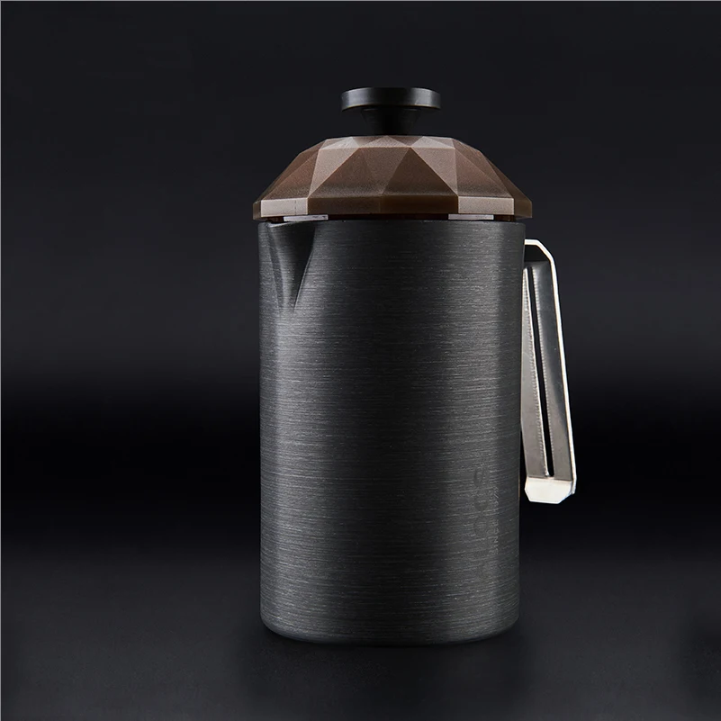 Nueva cafetera de viaje para acampar al aire libre, taza de café, filtro francés, cafetera, tetera, cafetera de mano, prensa de ley portátil para el hogar