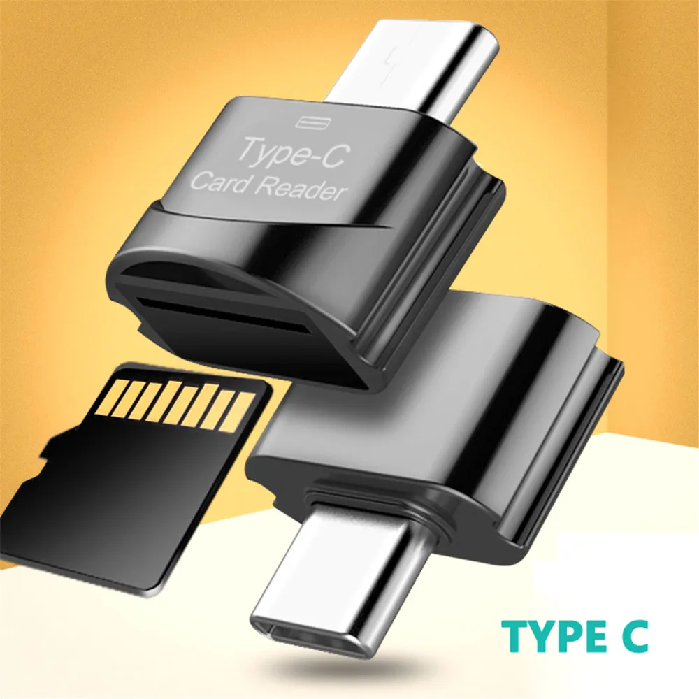 Мини-считыватель карт C Тип TF карта для type-c считыватель карт OTG адаптер USB 3,1 кард-ридер для мобильных телефонов