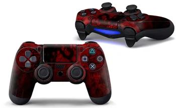 

Red color PVC Custom Sticker Case Protector For Sony for PS4 Playstation 4 Dualshock Controller 0031