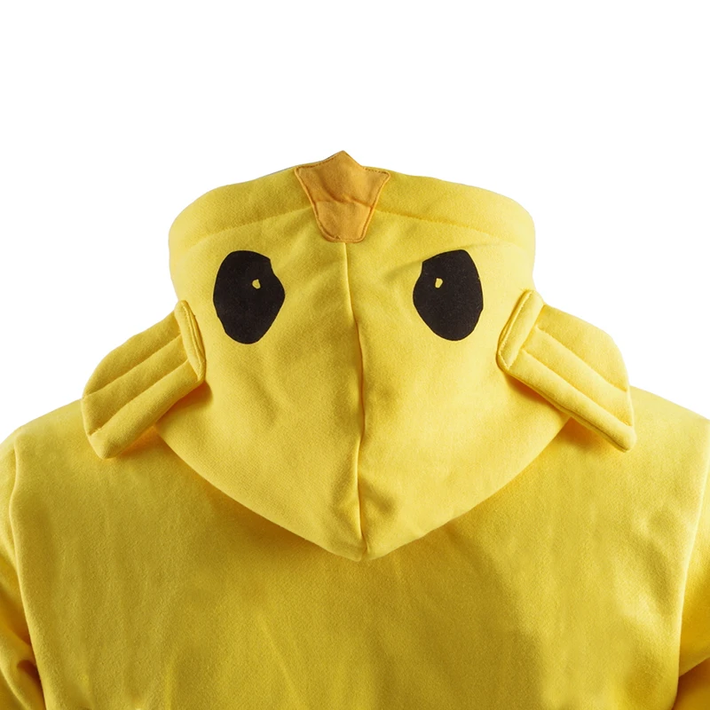 Moogle Chocobo толстовки Final Fantasy XV Noctis Choco-Mog пальто желтый костюм Косплей Карнавальный пуловер Толстовка рождественское пальто