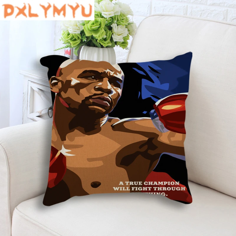 

Linen Cushion Stan Lee Michael Jordan Lionel Messi Heisenberg Cartoon Posters Decorative Cushion for Sofa Throw Pillow