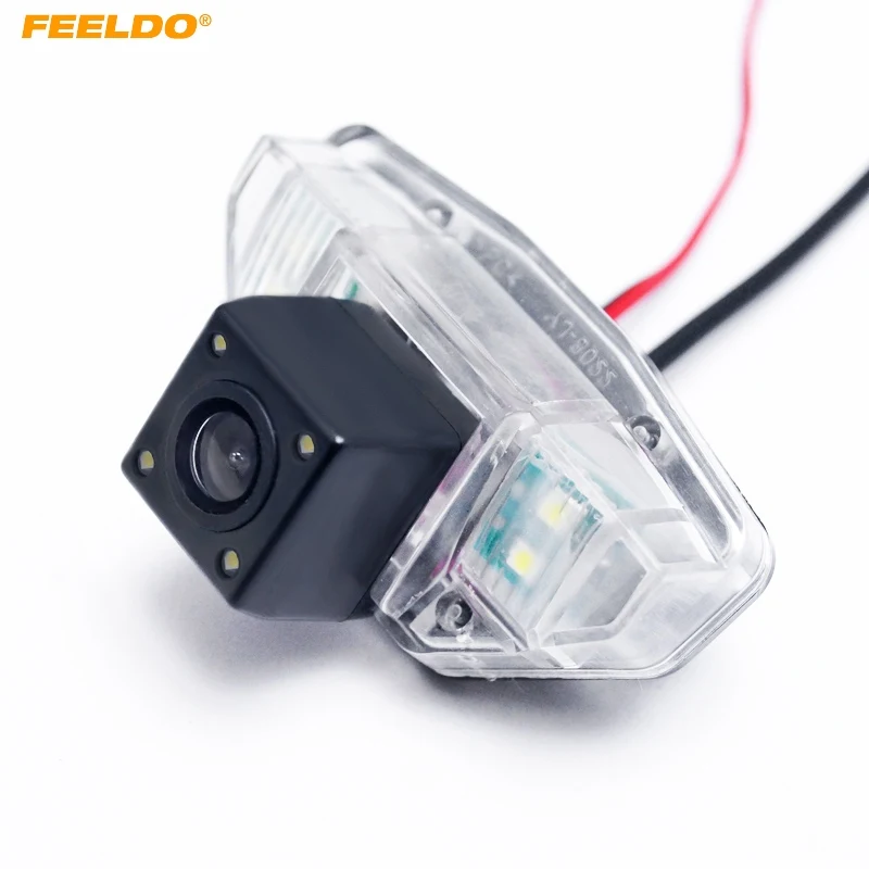 

FEELDO Car Rear View Camera With 4pcs LED light For For Honda CRV(07-11)/Odyssey(08-13)/Crosstour(10~15) Backup Camera