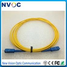 10 шт./пакет SC оптический патч-корд 3 м одиночный режим симплексный G652D волоконно-оптический патч-корд SC/UPC-SC/оптический патч-корд 3 м 3,0 мм куртка ПВХ FTTH волоконно-оптический соединительный