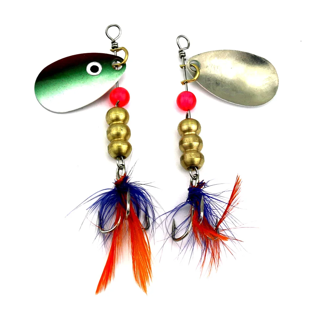 New Spinners Spinner Spoon Lures Metal Hard Bait Wholesale in Fishing Lures from Sports