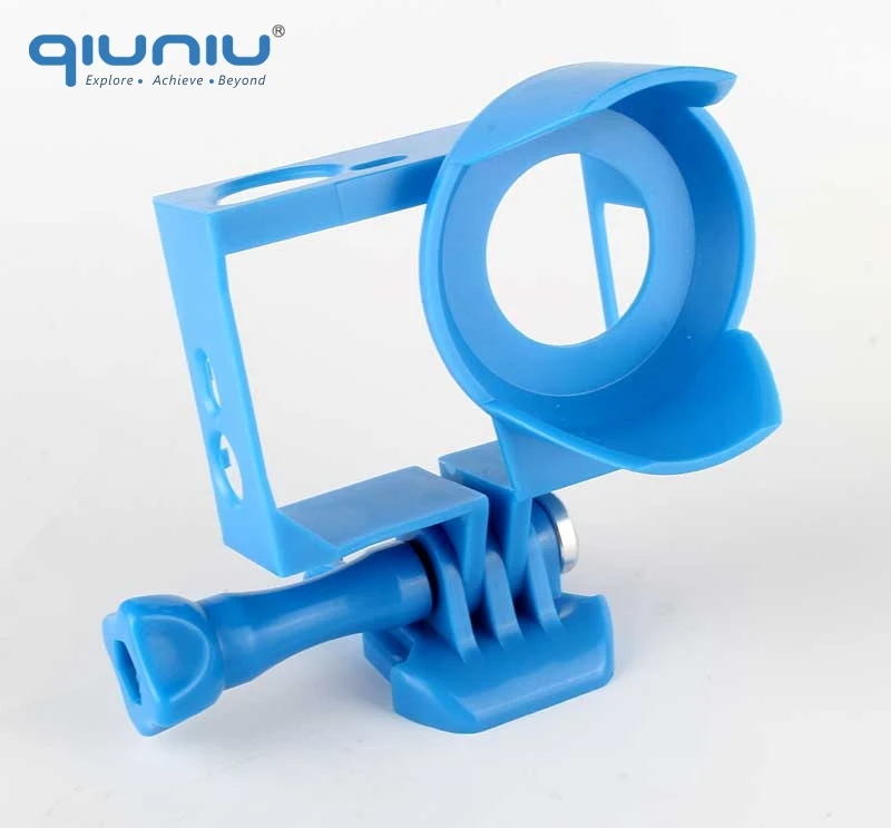 QIUNIU для GoPro Border Frame корпус крепление солнцезащитный чехол с защитой от солнца бленда с объективом освещение капота щит для GoPro Hero 4 3+ 3