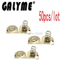 50 шт./лот подходит для GameBoyColor bndogbc батарея терминальный разъем с пружиной контакты корпус батарея держатель