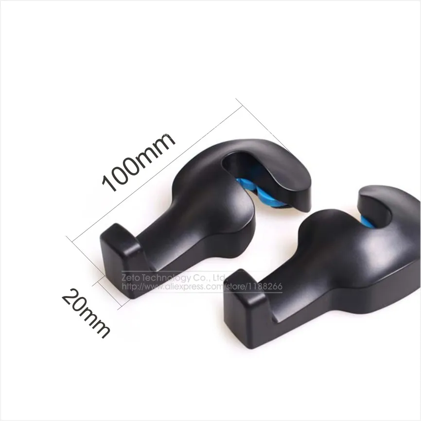 2pcs/lot New Vehicle Auto Car Accessories Seat Bag Hook Hanger Holder Organizer Coat Hanger Clothes Jackets Suits Holder