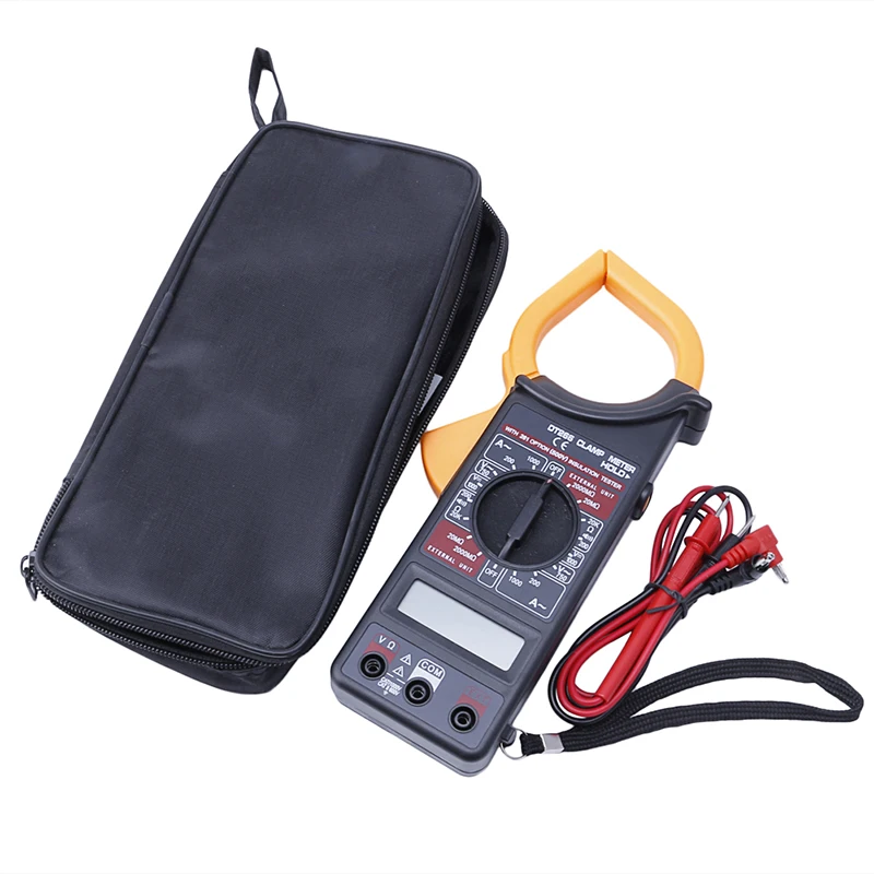 

2017 Digital Voltmeter Ammeter Multimeter Volt AC DC Tester Meter DM6266 Yellow Tools