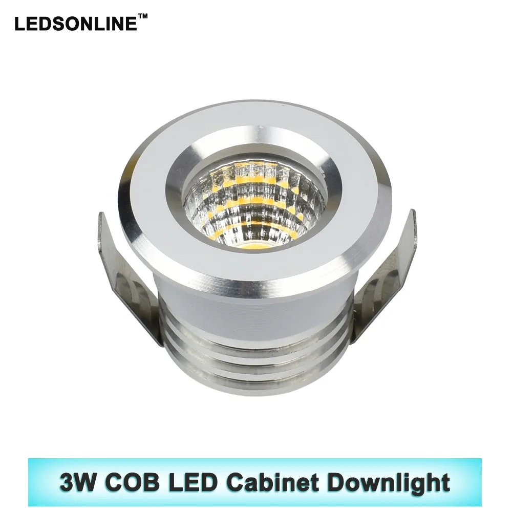 10pcs/lot COB 3W Mini Led downlight Led Recessed Spot