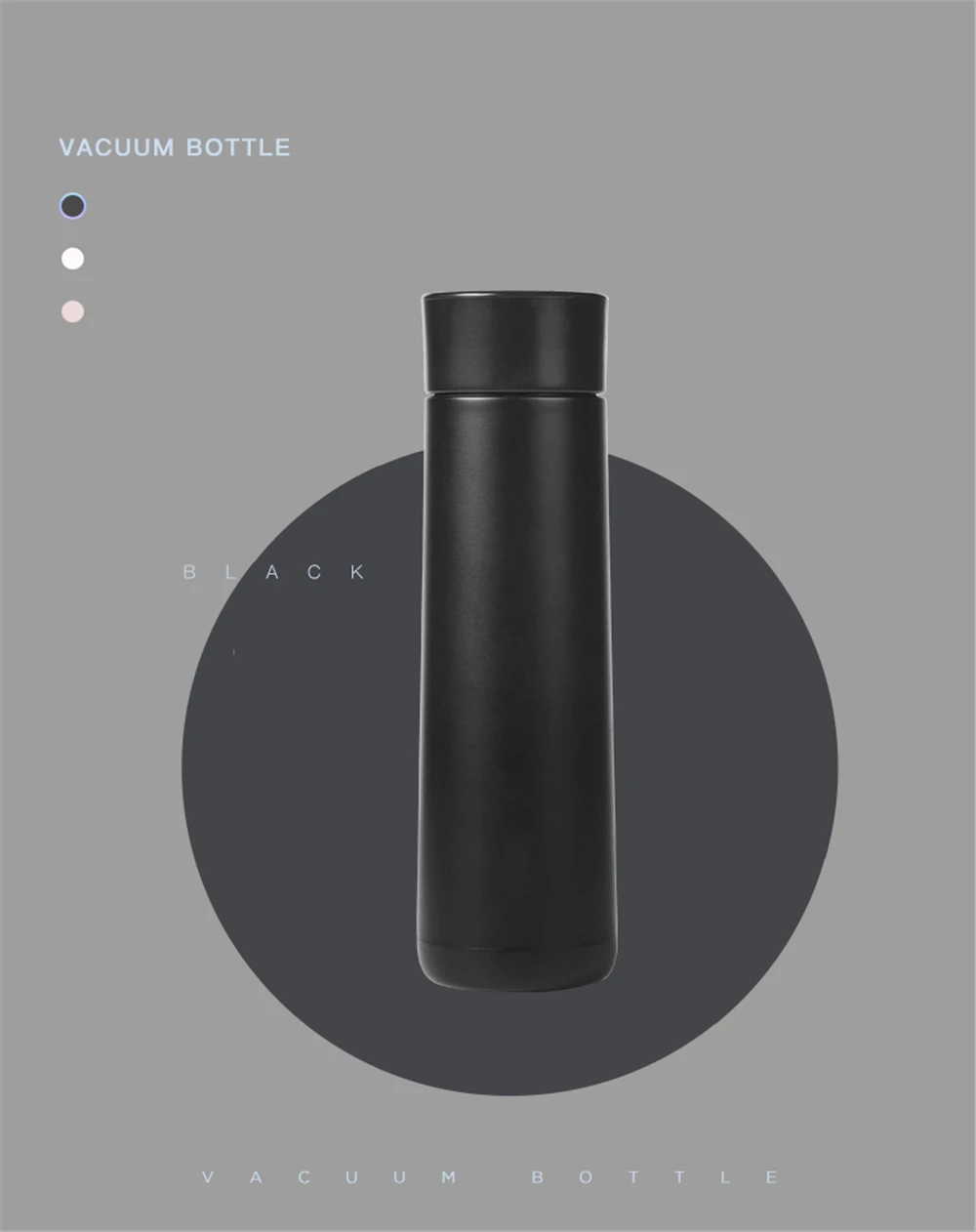 Здоровая умная вакуумная изоляционная бутылка с напоминанием о питьевой воде, светодиодный термос с сенсорным экраном, Термокружка 380 мл