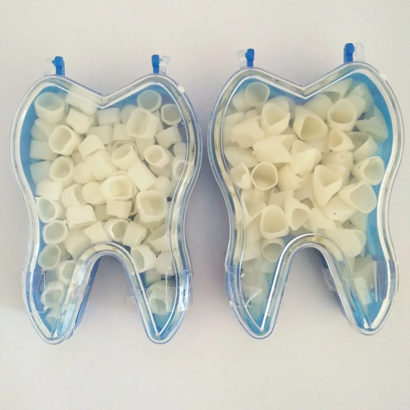 50 шт./лот, переносная временная коронка, передние молярные задние, естественные цвета, отбеливание зубов, стоматологические материалы, стоматолог