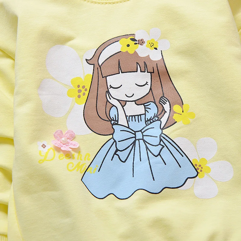Детские Дети девочек Audel хлопок осень-весна футболки с длинными рукавами зима дна рубашки 60-90cmChildren одежда G162