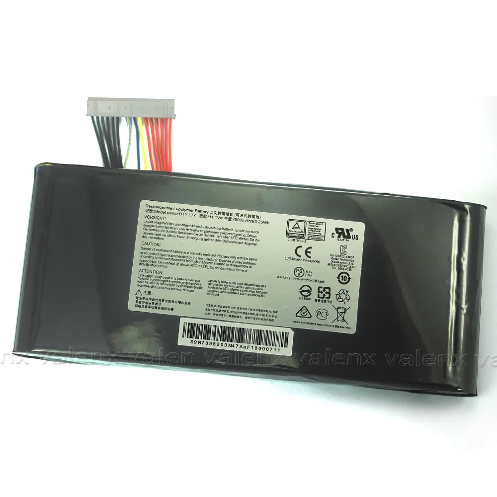 Аккумулятор для MSI GT72 2PE 022CN 2QD 005XCN 2QE 1679CN 6QD 6QE 007CN 6QF 054CN GT72S Tobii|for msi|battery for msimsi battery |