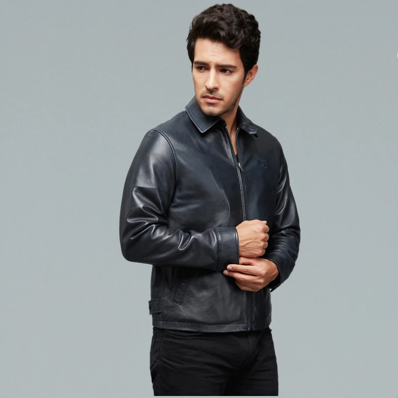 MAPLESTEED 100% натуральная овчина куртка из натуральной кожи брендовая мужская