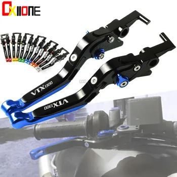 

For Honda VTX1300 VTX 1300 2003 2004 2005 2006 2007 2008 Motorcycle accessories handle CNC Brake Clutch Levers Adjustable