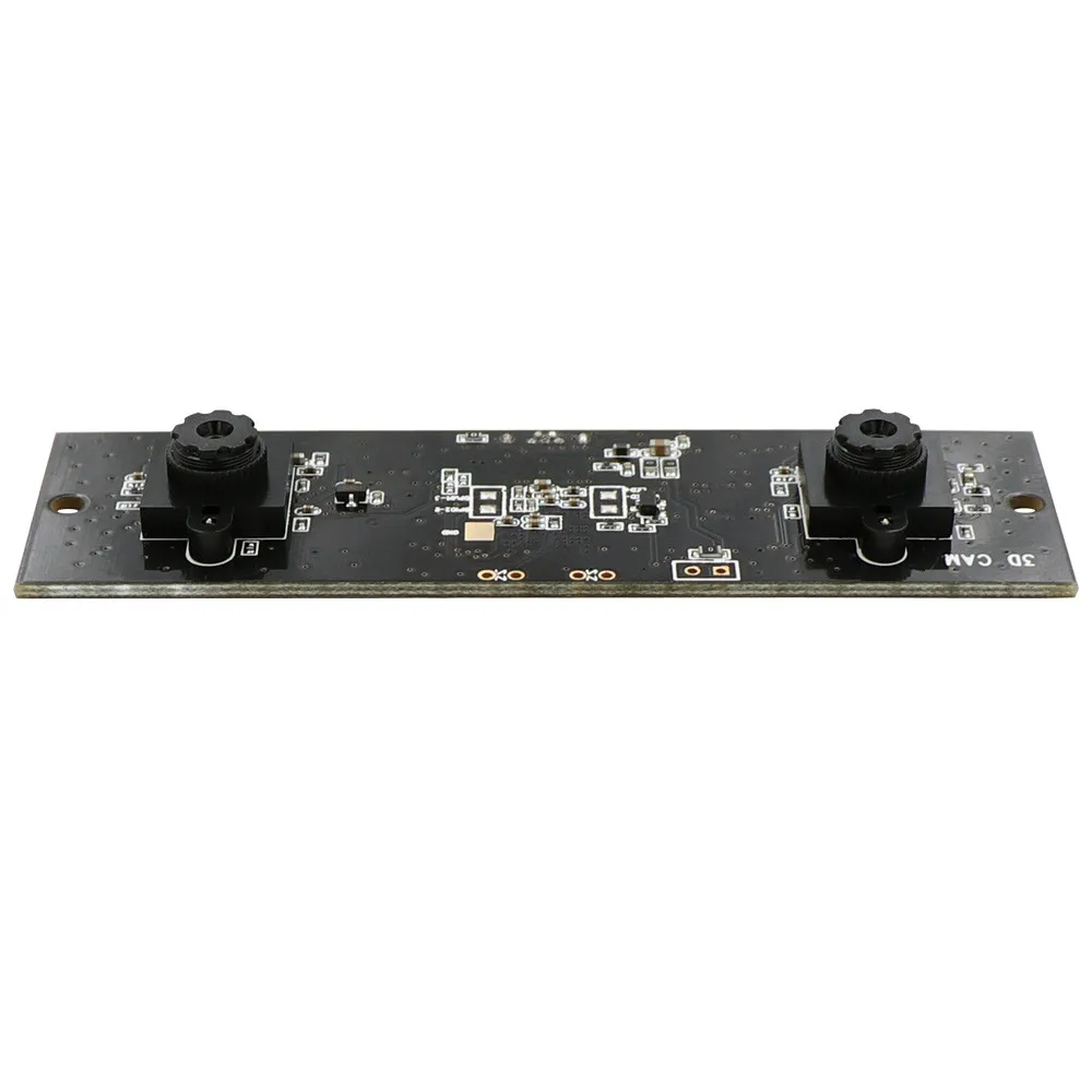 

Mini Size Synchronized Stereo Webcam OTG UVC Plug Play Dual Lens USB Camera Module for 3D VR Biometric Retina Analyze