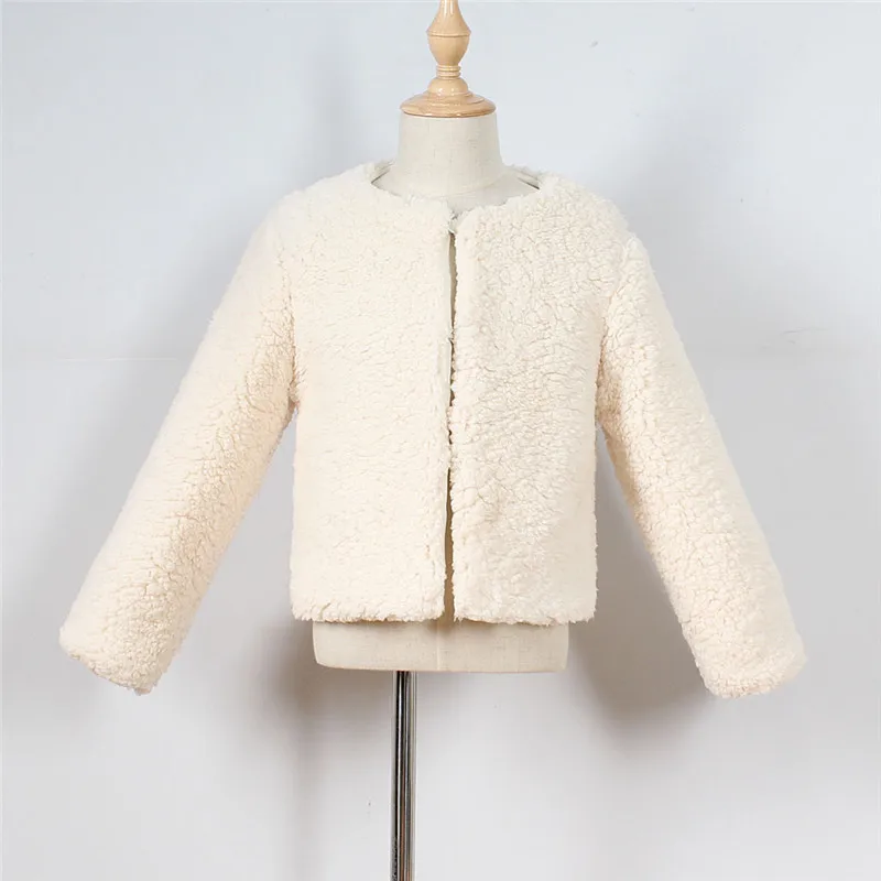 Scsech New Baby Girls Coats Jackets Winter Long-Sleeve Faux Fur Coats For Girls Hooded Warm Jackets Clothes Girls Outerwear S8121 (7)