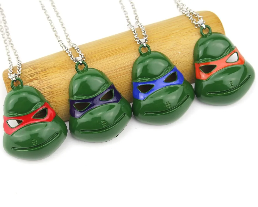 Buy Teenage Mutant Ninja Turtles Donatello Face Pendant Necklace from Reliable