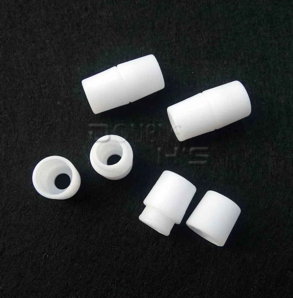 100pcs/lot White Plastic Lanyard Safety Breakaway Pop Barrel Connectors For Paracord & Ribbon