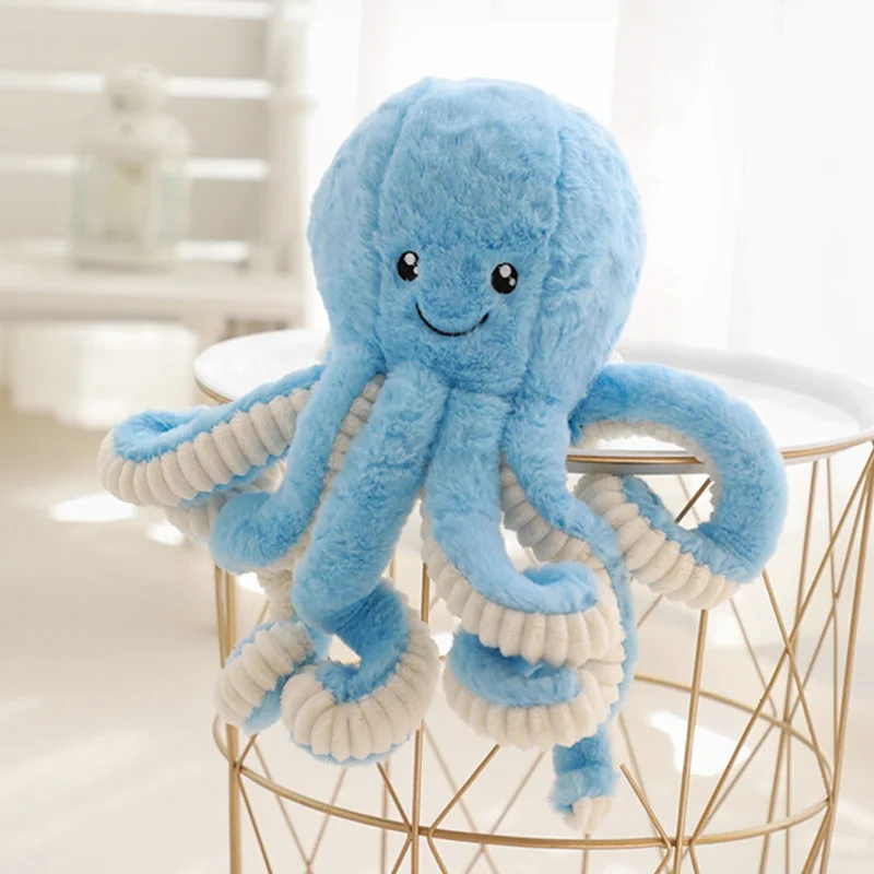 

New 40 Cute Simulation Octopus Pendant Plush Stuffed Soft Decorative Pillow Deer Animal Cute Doll Children Gifts