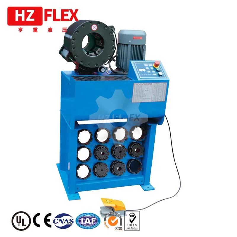 

2018HZFLEX HZ-32C 2 inch finn classic blue techmaflex p32 hose crimping machine