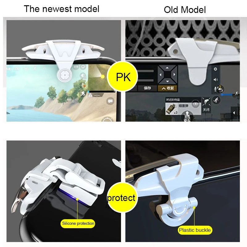 PUBG Mobile Dzhostik For Phone Trigger Gamepad Gaming L1R1 Shooter Pubg Controller Smart Phone Fire Button Aim Key Joystick  (4)