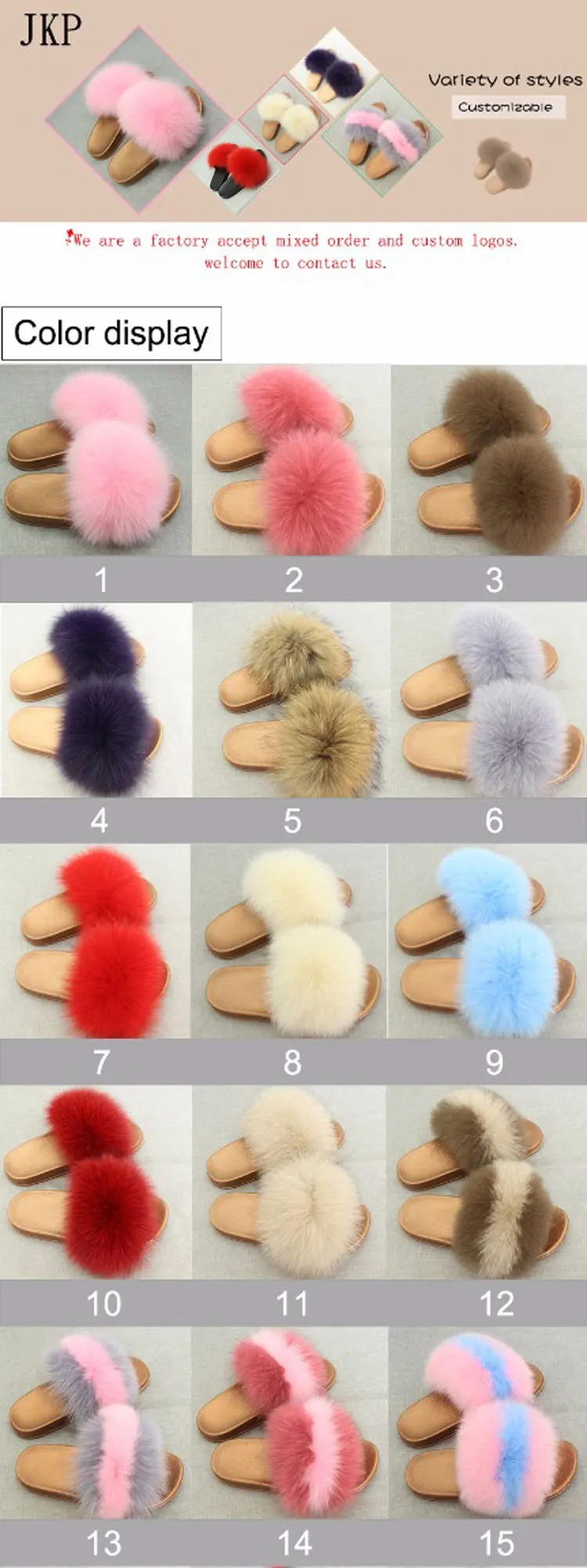 Mulheres de Pele Real da Pele de Fox Sandália de Praia Chinelos Moda Inverno Quente Pai-filho Sapatos Macios Confortáveis Peludo Virar Flops Jkp 2 High Quality