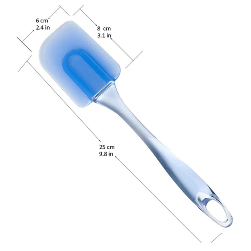 3 шт. антипригарный устойчивый СКРЕБОК НАБОР пищевой силиконовая лопаточка для смешивания шпатель, силиконовая головка с пластиковой ручкой