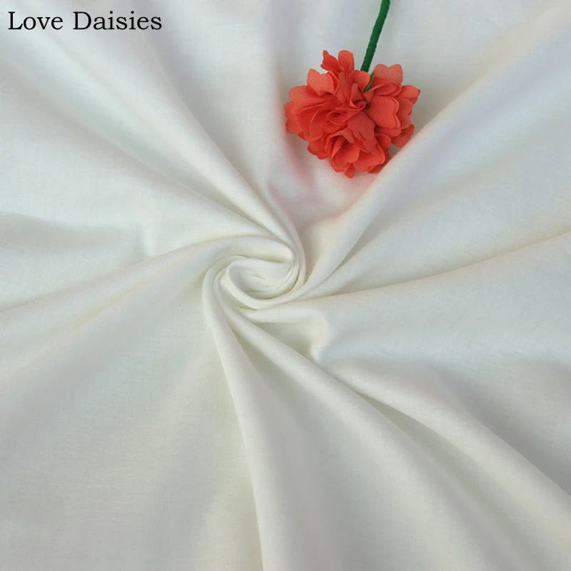 

100% cotton White Plain Non-Fluorescent Un-bleached Un-dyed Soft Textile Fabric Cloth for DIY Handwork Baby Saliva Towels Lining