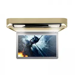 Новый черный 13,3 "1080 P видео HD цифровой TFT монитор широкий Экран крыши автомобиля flipdown DVD плеер с HDMI порты и разъёмы игры USB SD AUX AV