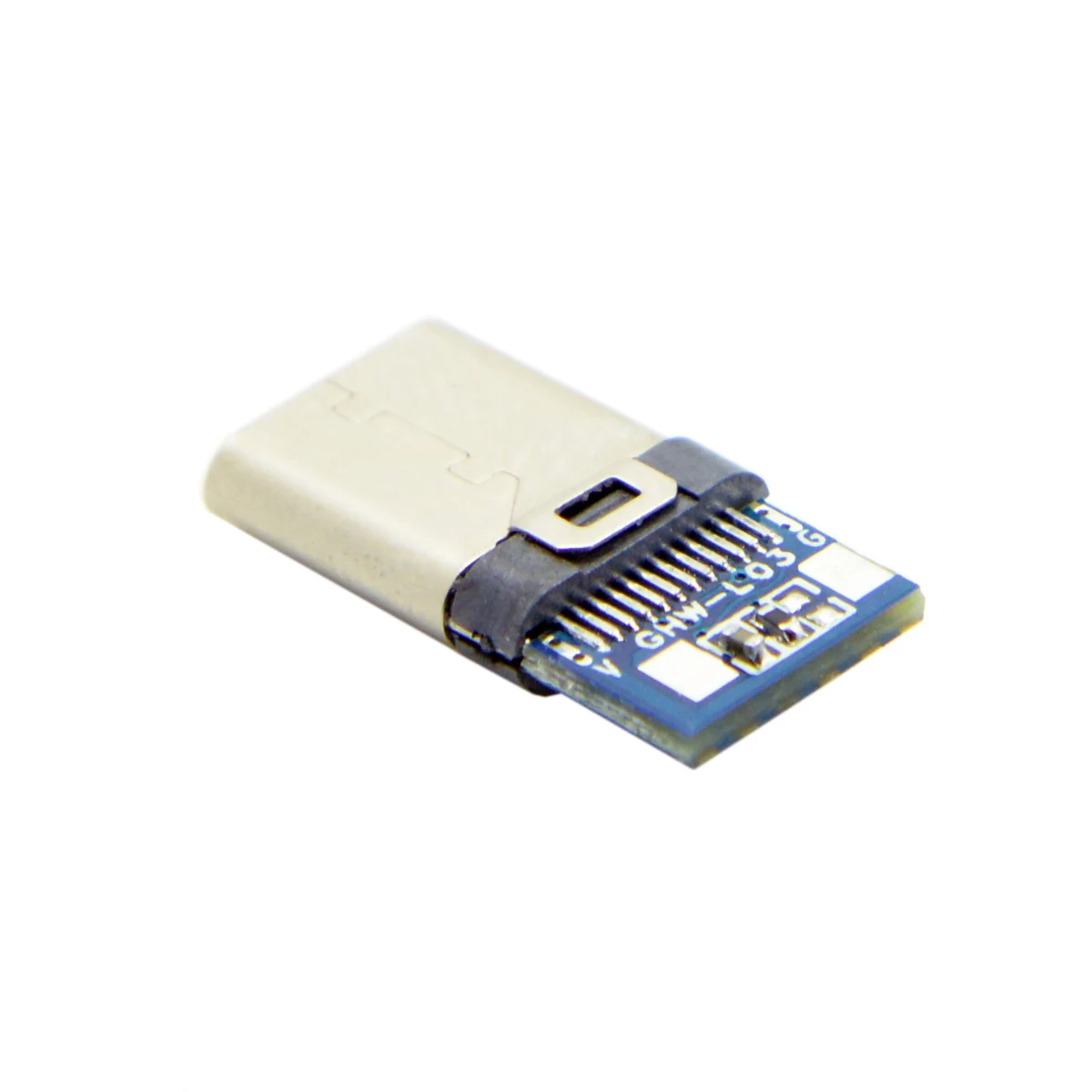Кабель 5 шт. DIY 24 Pin USB 3 1 Type C штекер разъем SMT Тип с черным корпусом|Компьютерные