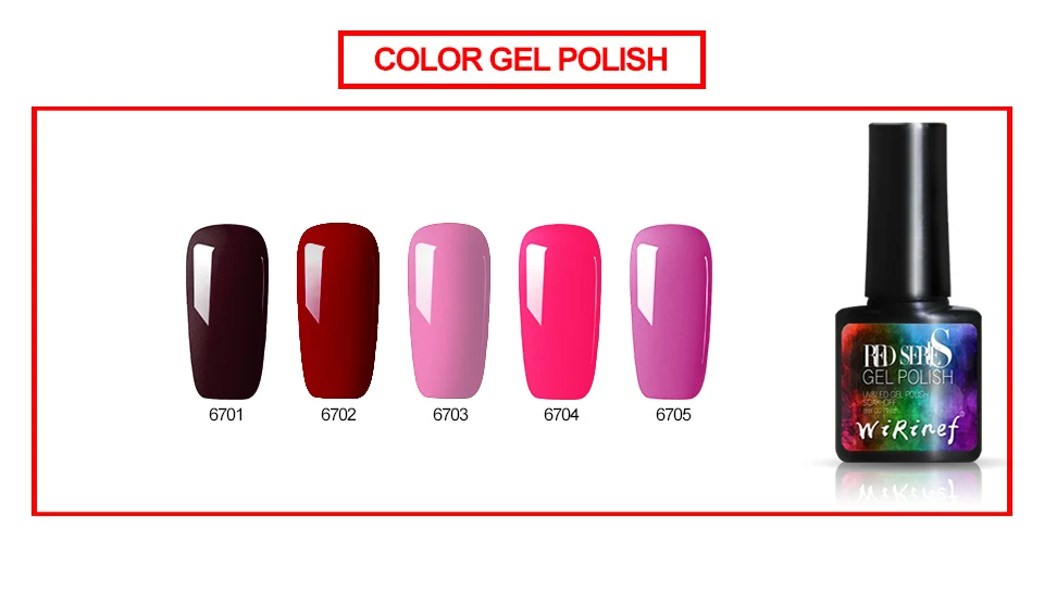 Superior e Base Wirinef Lâmpada Gel Unha Polonês Conjunto Kit Embeber Vernizes Manicure Arte Ferramentas Cabolsa Laca 24w uv Led 30 Gel para unhas
