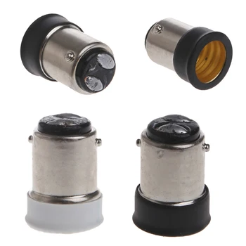 

B15 Male to E14 Female Lamp Bulb Socket Light Extender Adaptor Converter Holder New