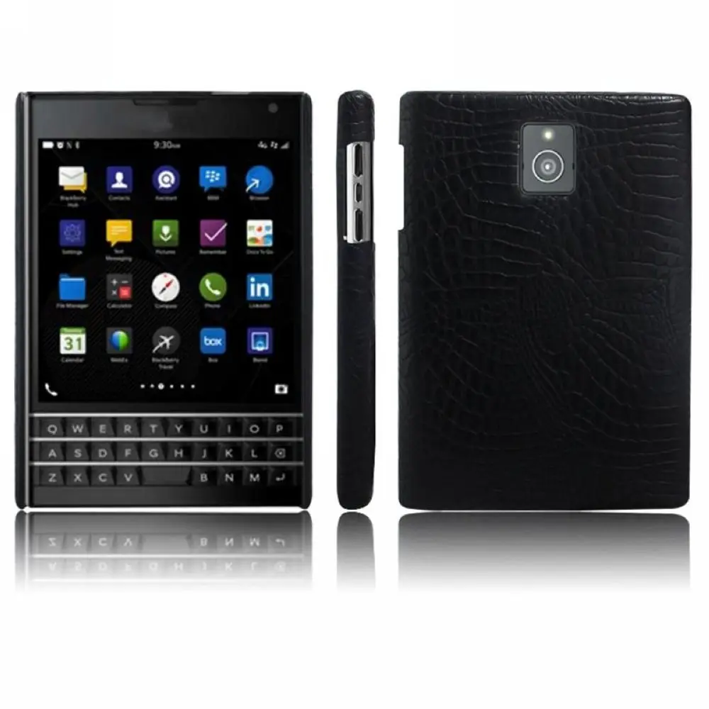 Чехол для BlackBerry Passport 4,5 дюйма с крокодиловым узором из искусственной кожи твердый пластиковый чехол на заднюю панель для BlackBerry Passport Q30 чехол